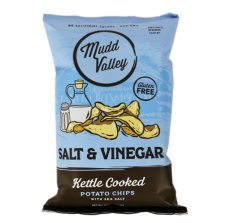 Salt & Vinegar Kettle Cooked Chips, Mudd Valley (24/2.5 Oz)
