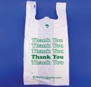 Large Strong "Thank You" T-Shirt Sacks, 13x8x25 (1,000 CT) - S/O