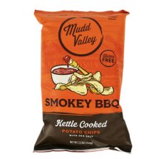 Smokey BBQ Kettle Cooked Chips, Mudd Valley (24/2.5 Oz)