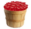 Fall Red Apple Lollipop Basket (30 Ct) - S/O