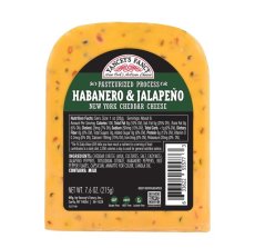 Habanero & Jalapeño Cheddar Wedge (10/7.6 OZ) - S/O