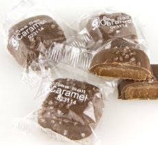 Giannios Milk Chocolate Sea Salt Caramels (10 lb)