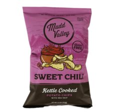 Sweet Chili Kettle Cooked Chips, Mudd Valley (24/2.5 Oz)