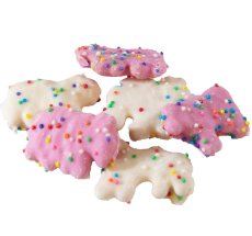 Pink & White Yogurt Celebration Animal Crackers (9 LB)