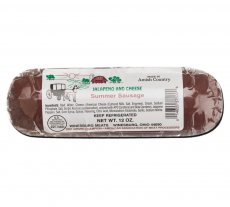 Jalapeno/Cheese Summer Sausage (12/12 OZ) - S/O