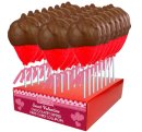 Chocolate Dipped Strawberry Lollipops (24 Ct) - S/O