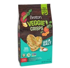 Veggie Sea Salt Breton Crisps (12/6 Oz) - S/O