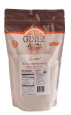 Sprouted Organic Einkorn Berries (4/5 Lb) - S/O
