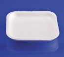 1S White Foam Tray 5"x5" (1,000 CT)