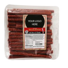 Bacon & Cheddar Snack Sticks (4/2.25 LB) - PL