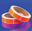 Fluorescent Orange Plain Label on Roll (500 CT) - S/O