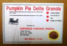 Pumpkin Pie Delight Granola (15 LB)