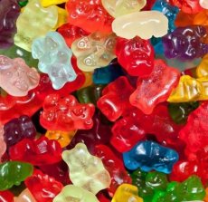 12 Flavor Gummi Bears (4/5 LB)