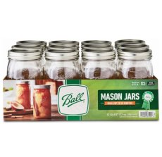 Wide Mouth Quart Jars (12/32 OZ) - S/O